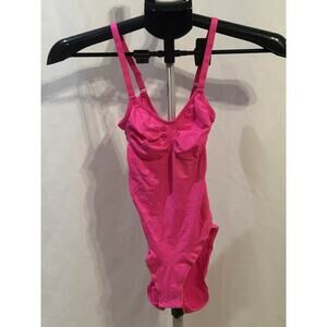 Skims Flamingo Pink Seamless Sculpting Bodysuit size S/M